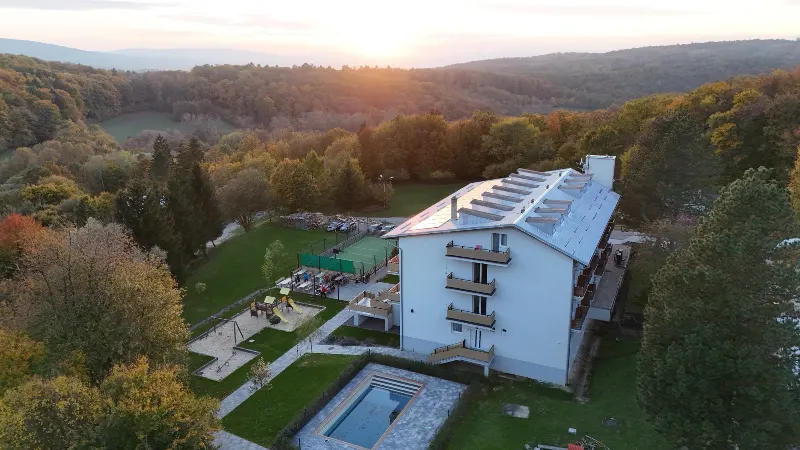 Západ slnka nad Strážovskými vrchmi